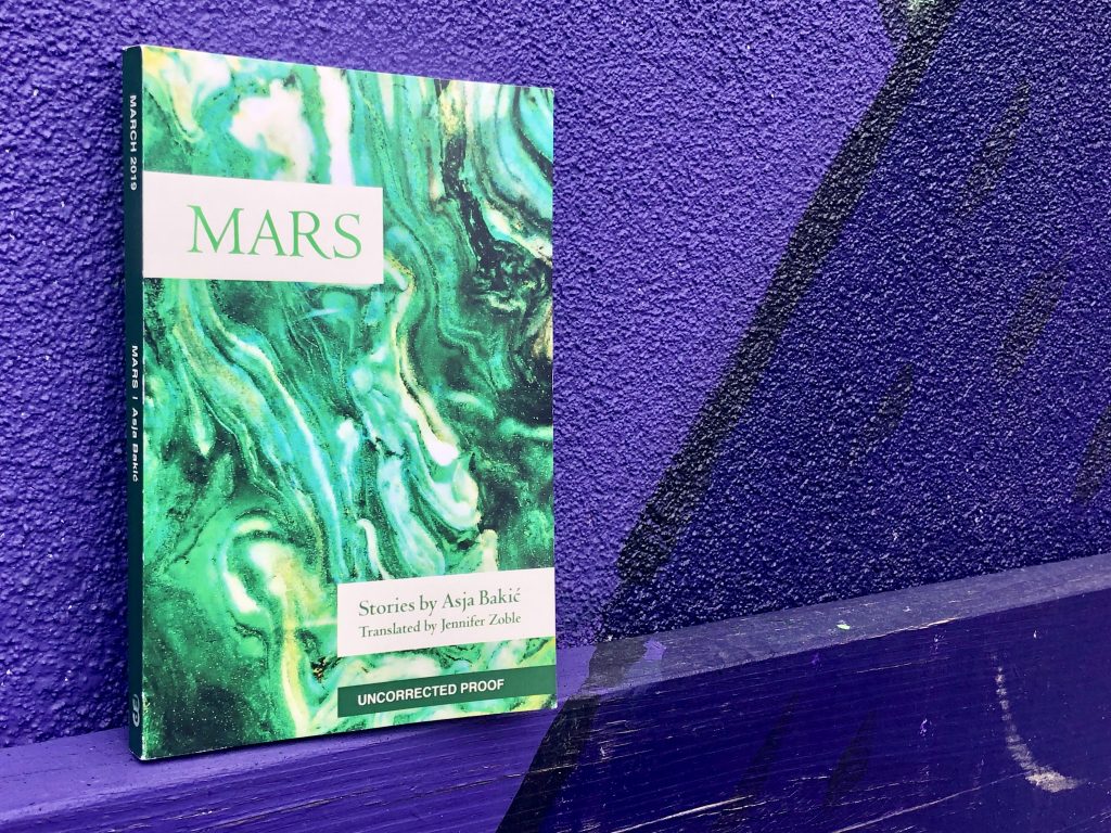 An original picture from Independent Book Review of MArs by Asja Bakic and Feminist Press