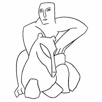 Pencil-drawn logo of New Directions Publishing