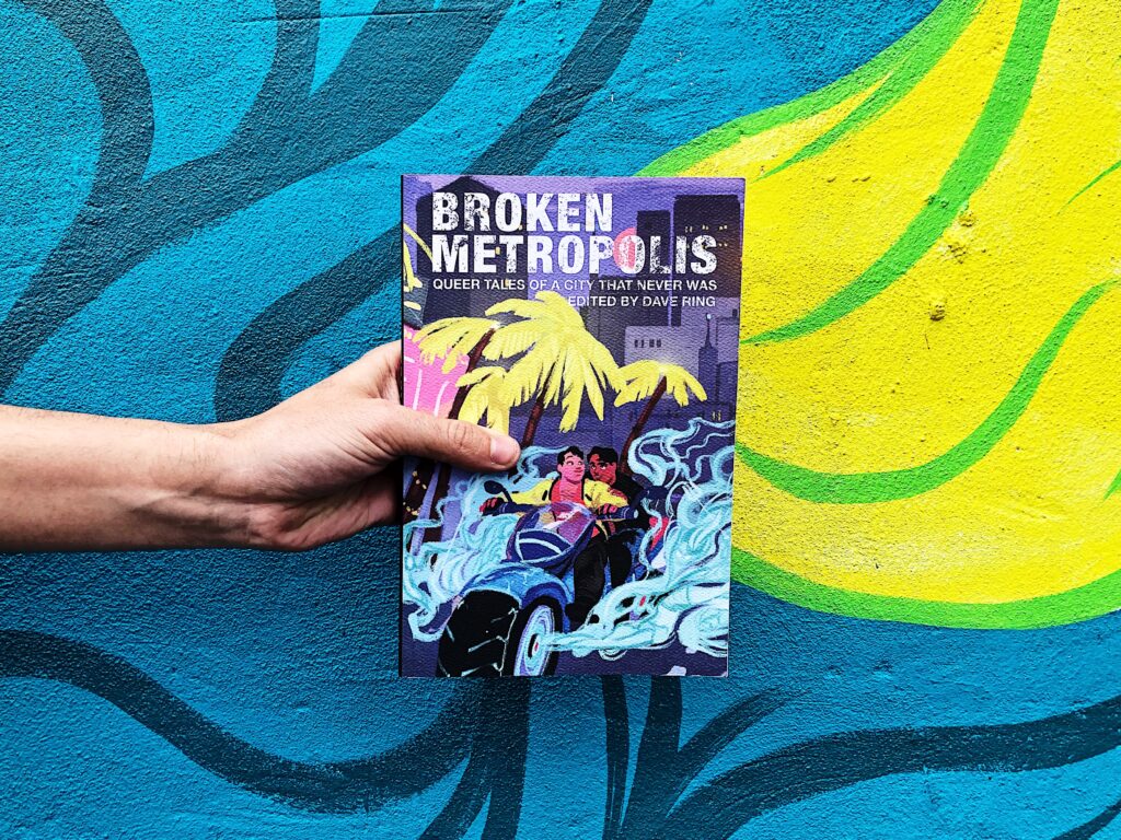 Original paperback photo for Broken Metropolis from dave ring and Mason Jar Press