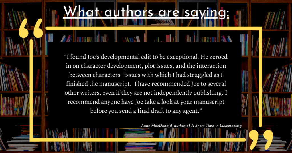 What authors are saying about Developmental editing services from Independent Book Review