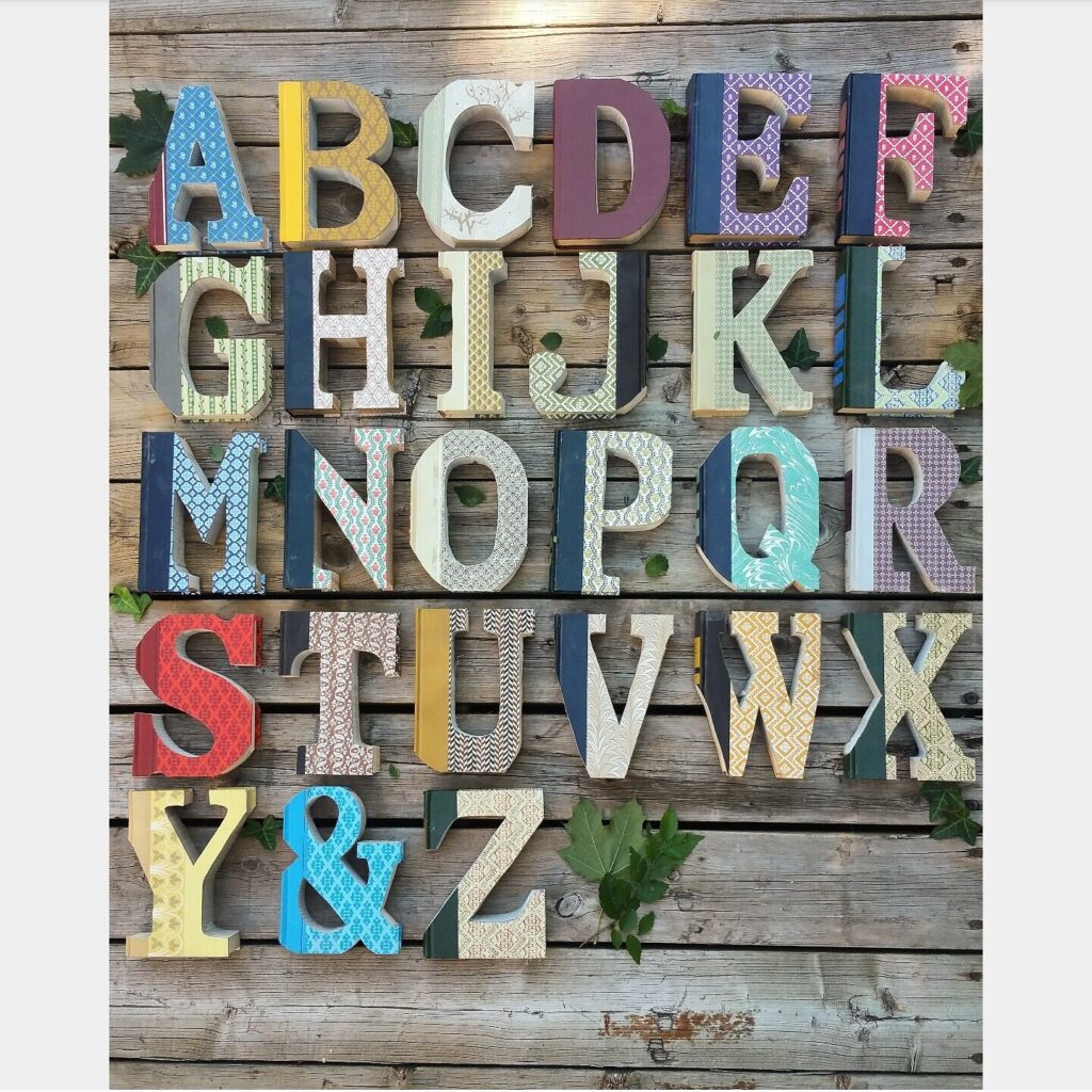 Book Letters are a great gift for kids who love to read. Here are all of them. 