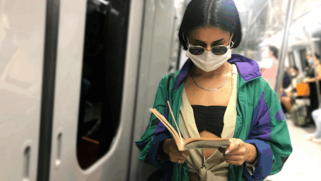 keep a book on you to make sure you read more books.