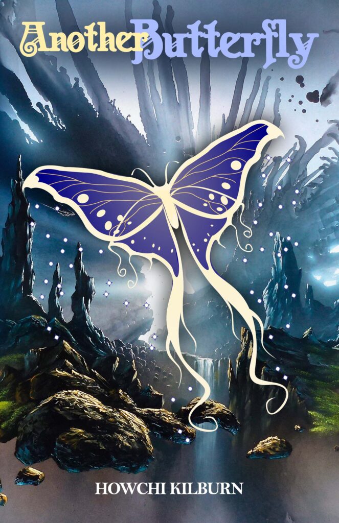 Another butterfly book cover for novel by howchi kilburn