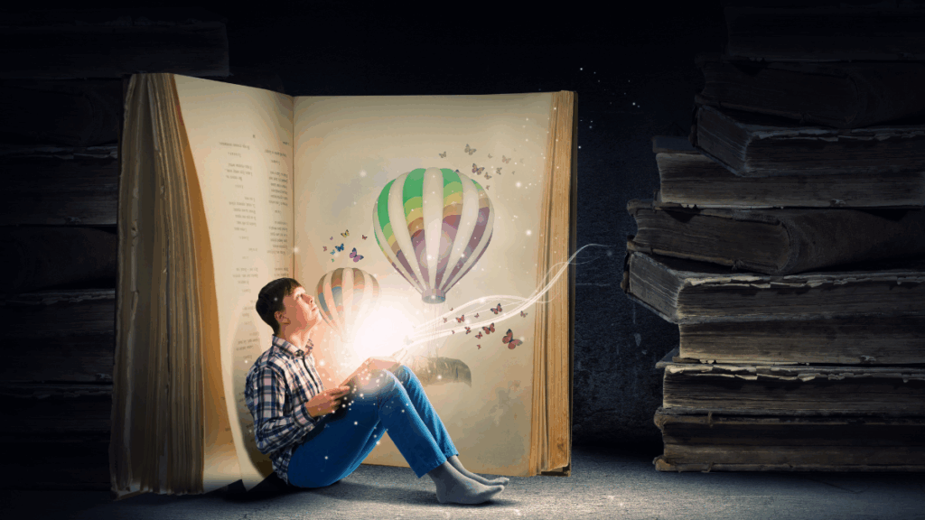 benefits of reading include promoting imagination