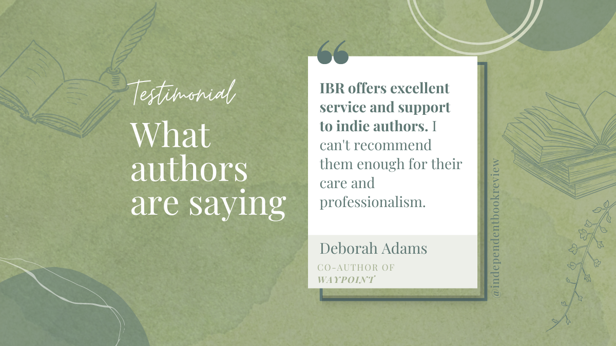 deborah adams testimonial independent book review