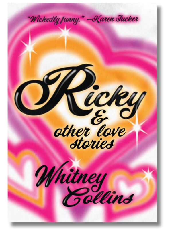 ricky and other love stories whitney collins bright pink book cover. 